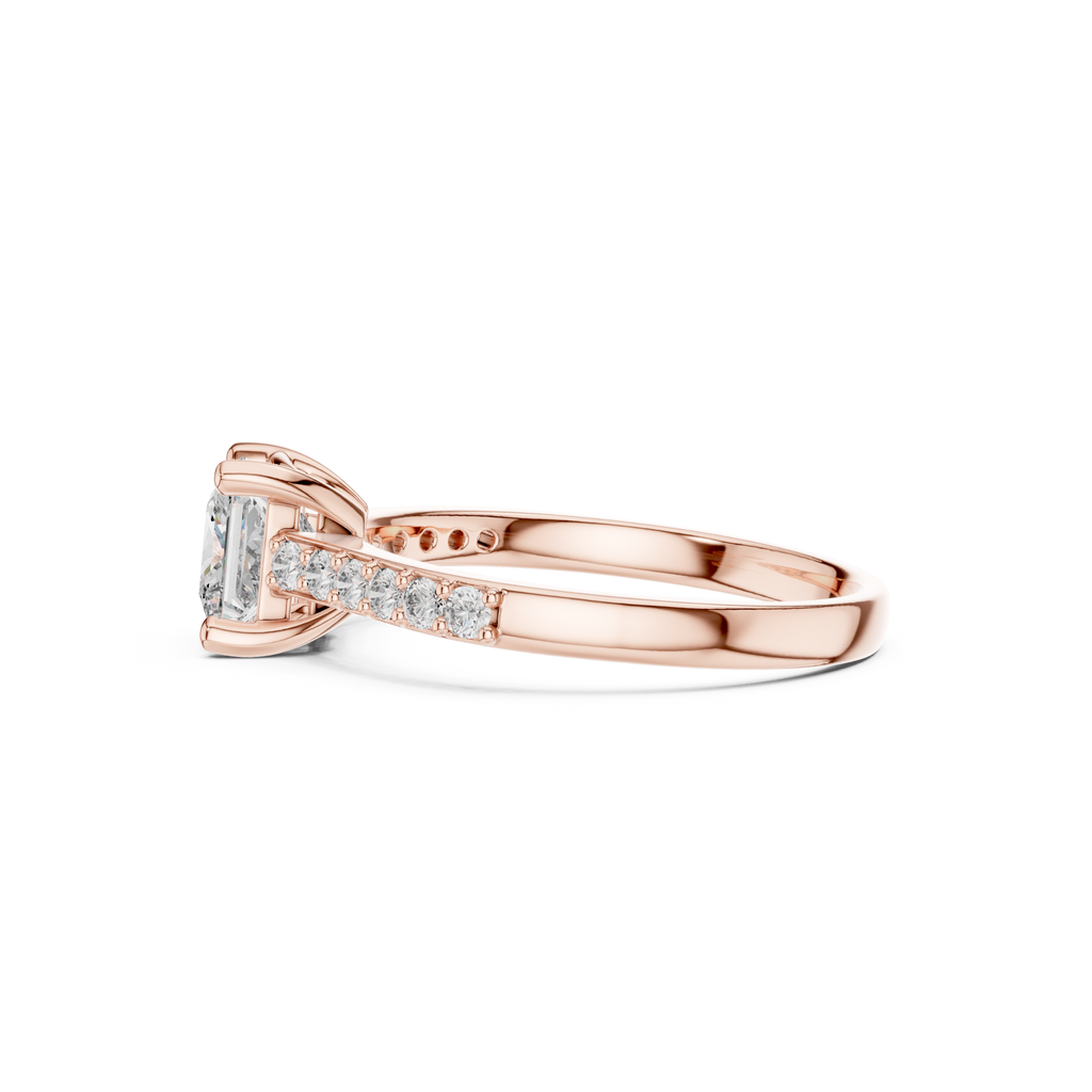 Princess-Cut Lab Grown Diamond Ring