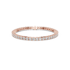 Brilliant Round Lab Grown Diamond Tennis Bracelet