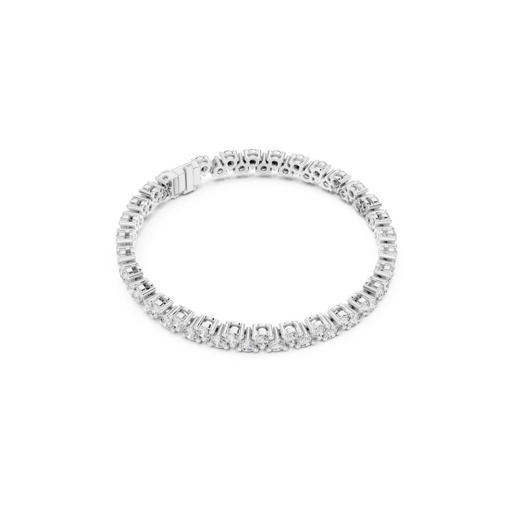 Prong-Set Brilliant Lab Grown DiamondTennis Bracelet