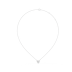 Heart Triple Round Lab Grown Diamond Pendant