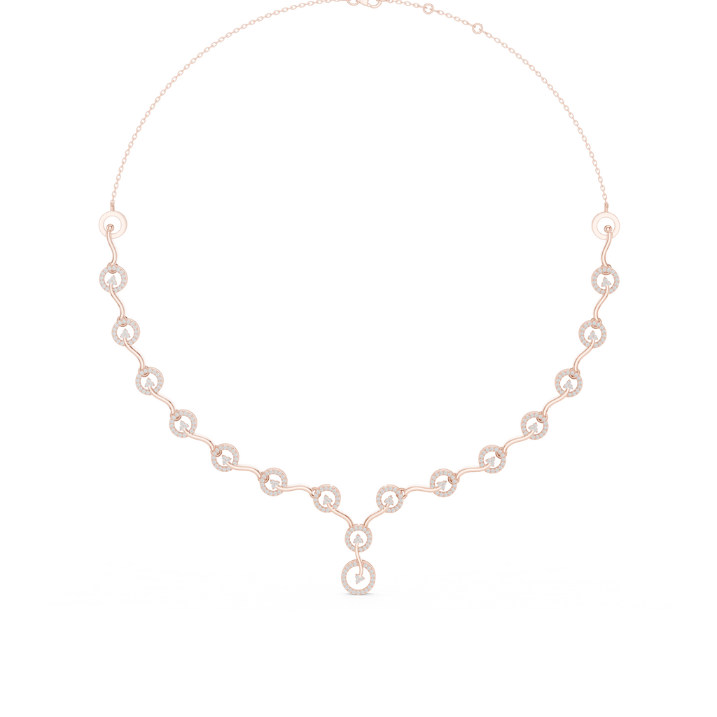 Circular Lab Grown Diamond Necklace