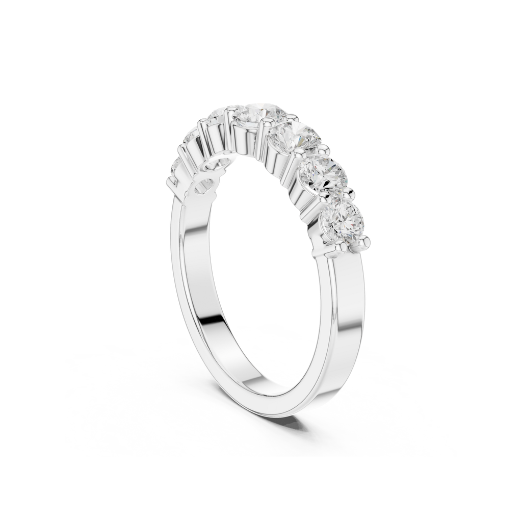 Classic 5-Stone Round Diamond Band