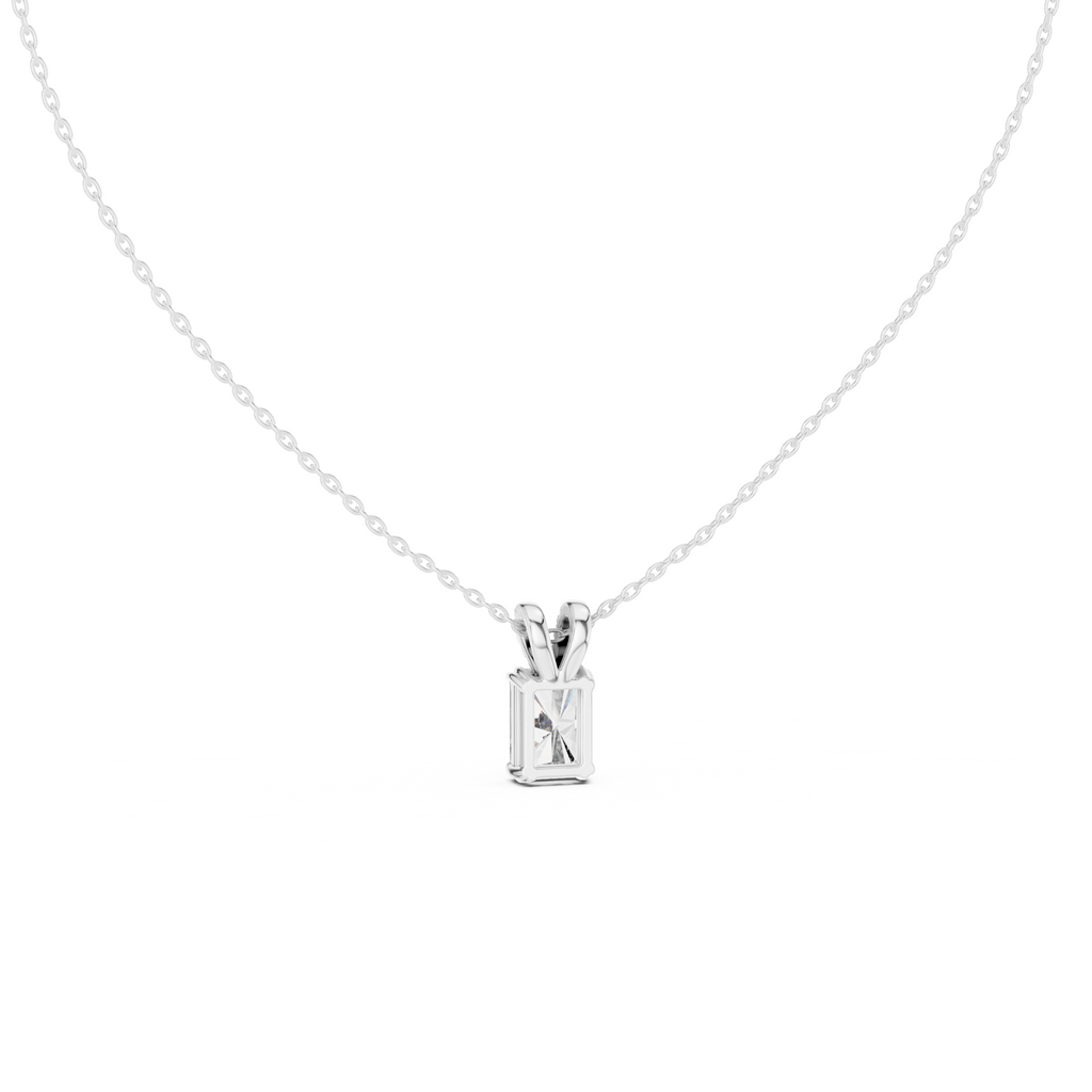 Radiant Cut Solitaire Lab Grown Diamond Pendant