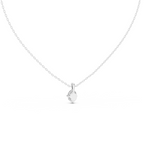 Oval Cut Solitaire Lab Grown Diamond Pendant