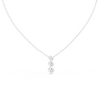 Trio Solitaire Lab Grown Diamond Pendant