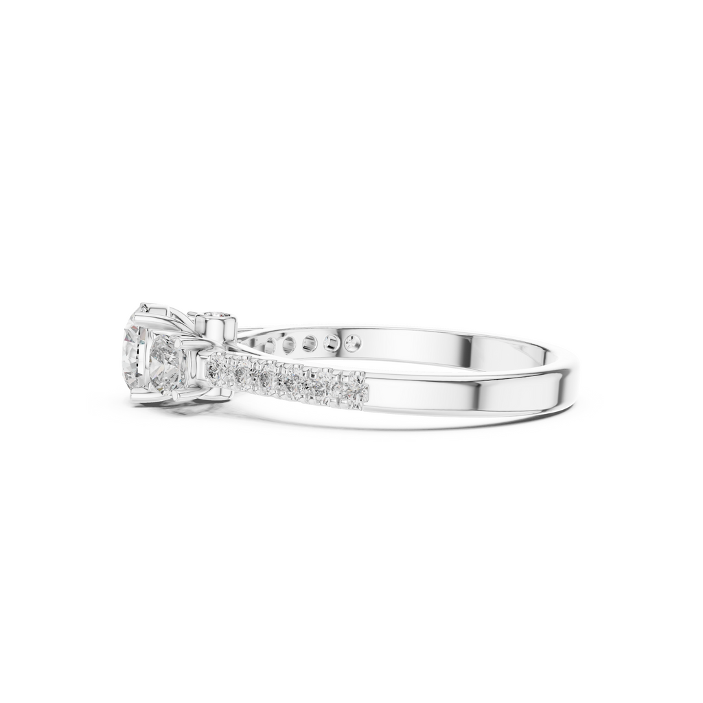 Triad Charming Lab Grown Diamond Ring