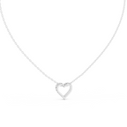 Delicate Heart Lab Grown Diamond Pendent