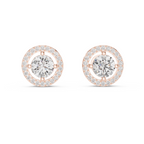 Elegant Halo Lab Grown Diamond Earring