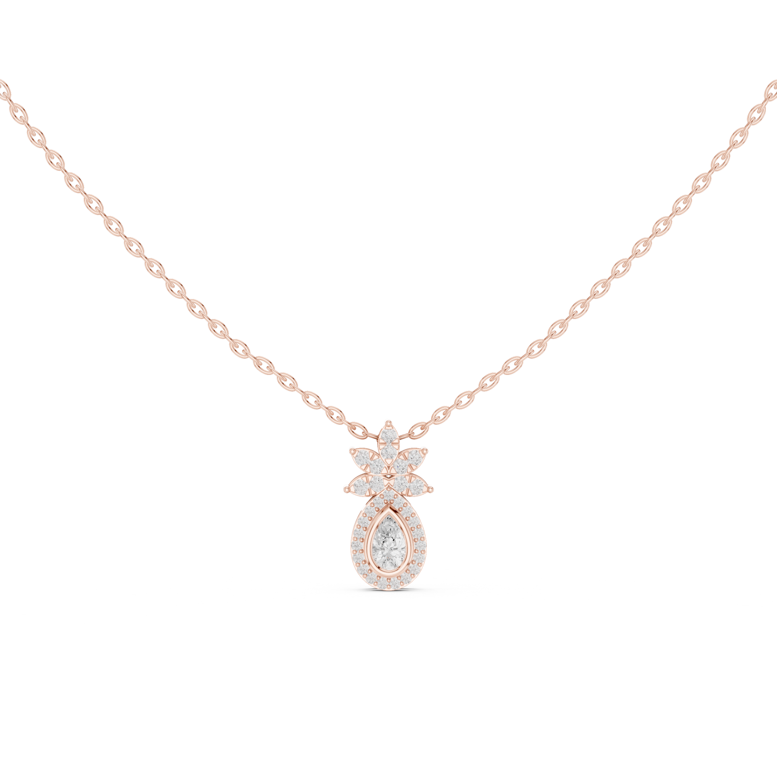 Tropical Lab Grown Diamond Pendant