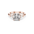 Princess Cut Solitaire Lab grown Diamond Ring