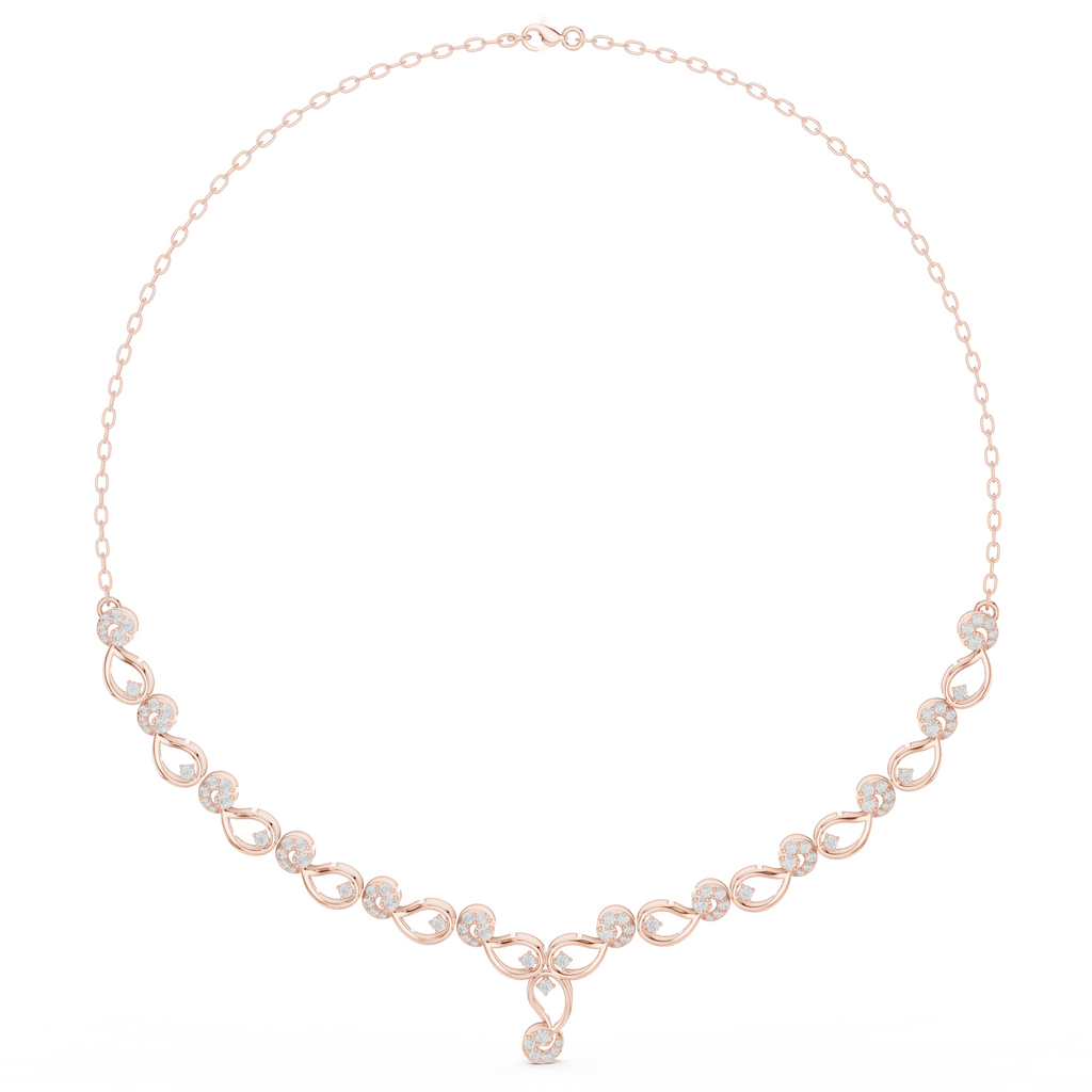 Infinity Drop Lab Grown Diamond Necklace