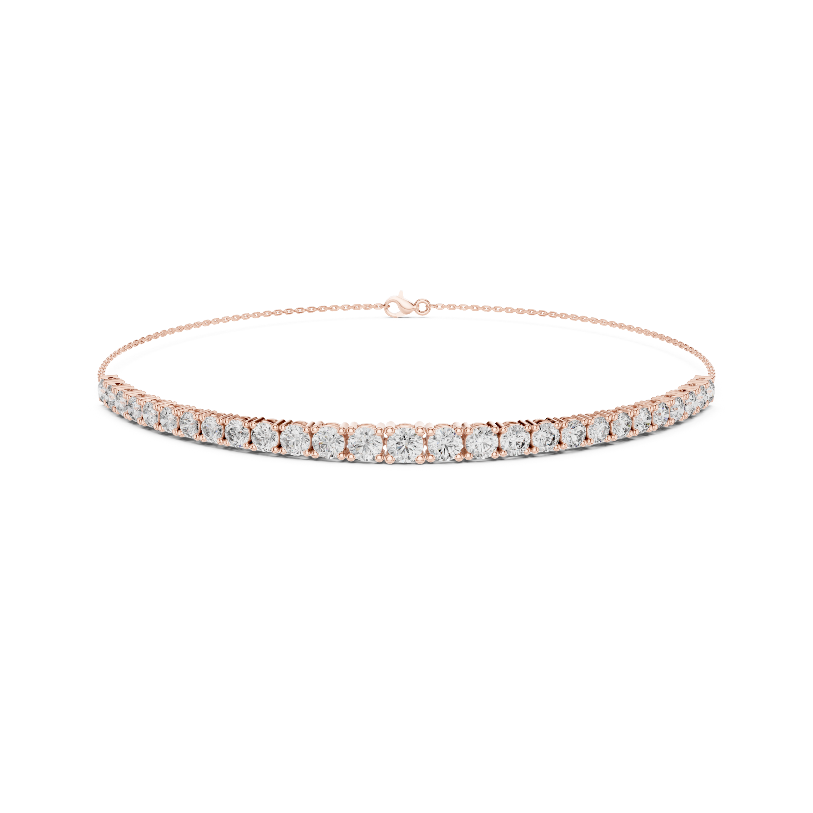 Delicate Lab Grown Diamond Chain Bracelet