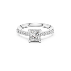 Princess-Cut Lab Grown Diamond Ring