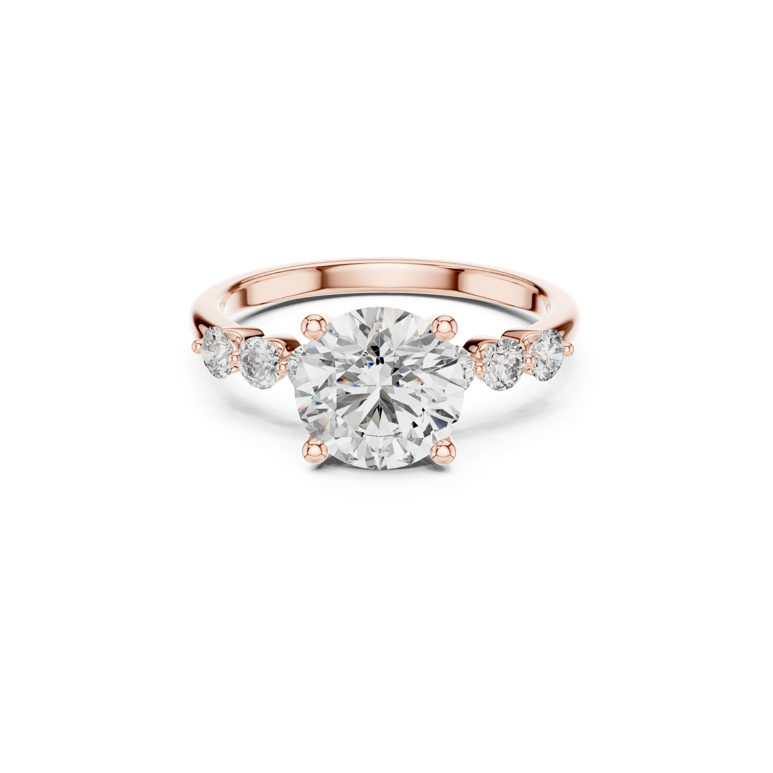 Round Brilliant Lab Grown Diamond Ring