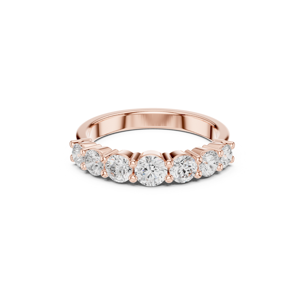 Classic 5-Stone Round Diamond Band