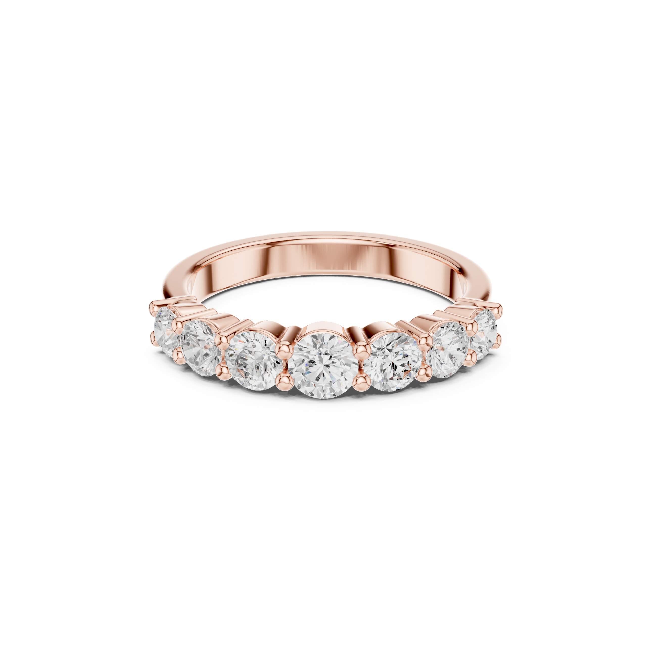 Classic 5-Stone Round Diamond Band