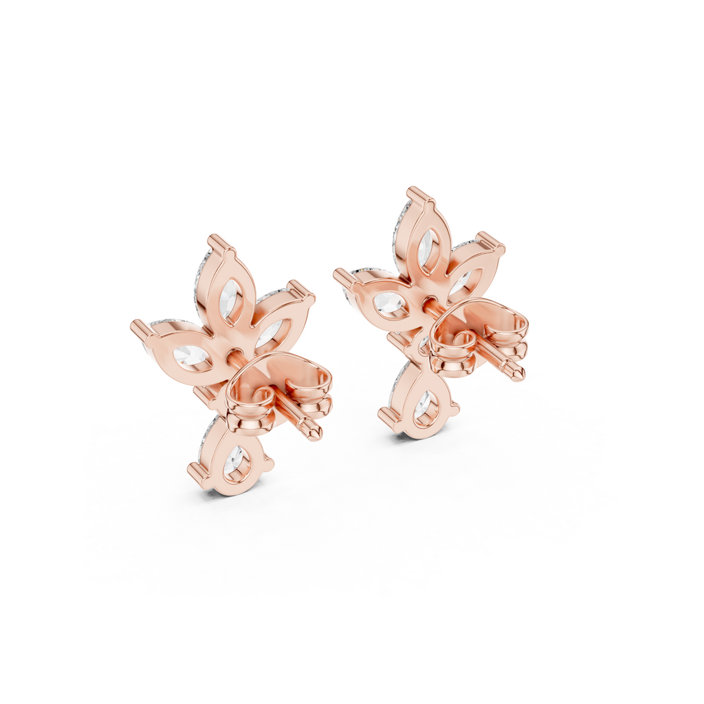 Butterfly Lab Grown Diamond Stud Earrings