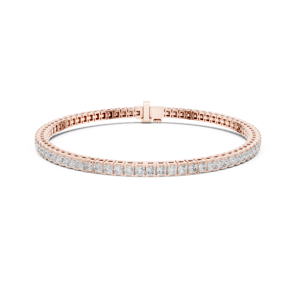 Princess Lab Grown Diamond Tennis Bracelet
