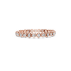 Cushion Cut Lab Grown Diamond Tennis Bracelet