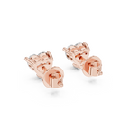 Heart Shape Lab Grown Diamond Stud