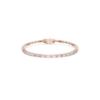 Baguette Cut Lab Grown Diamond Tennis Bracelet