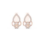 Slick Harmony Diamond Hoop Earring