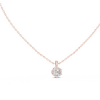 Round Cut Solitaire Lab Grown Diamond Pendant