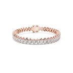 Signature Emerald-Cut Lab Grown Diamond Tennis Bracelet