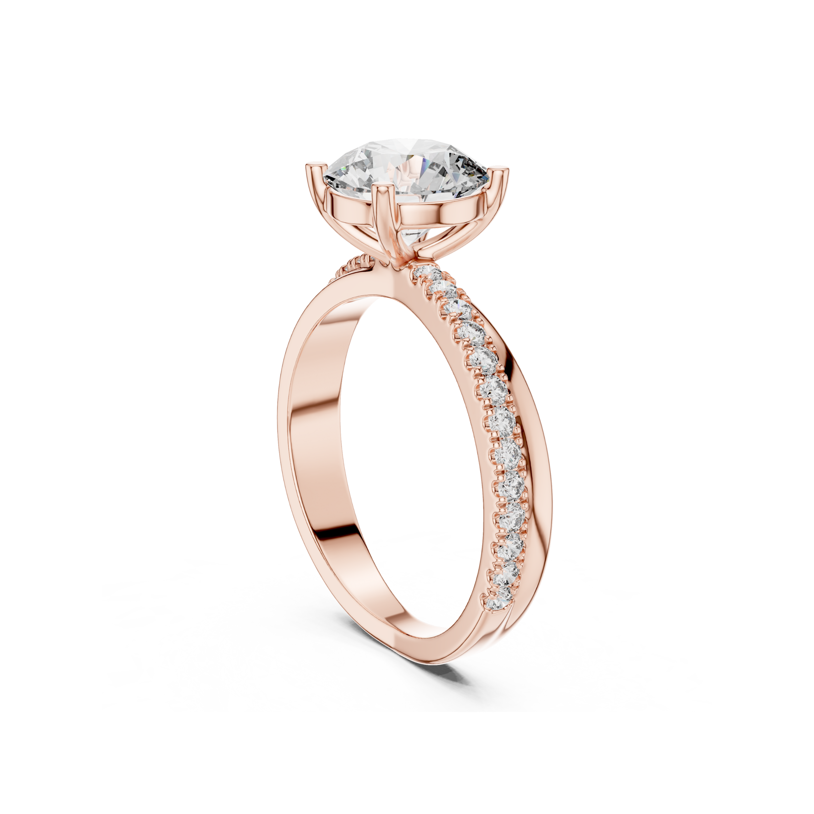 Round Cut Solitaire Ring