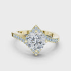 Round Halo Lab Grown Diamond Ring