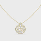 Concave Lab Grown Diamond Pendant