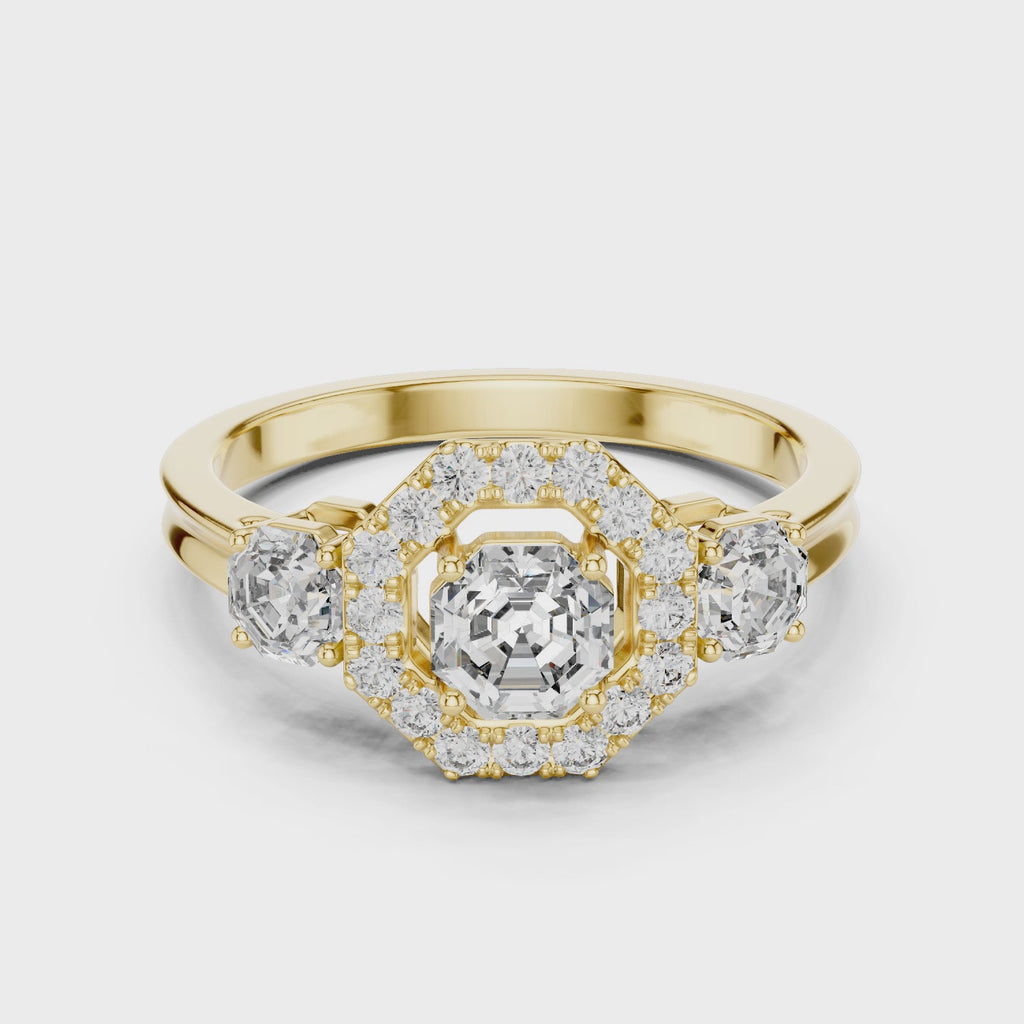 Vintage-Inspired Lab Grown Diamond Ring
