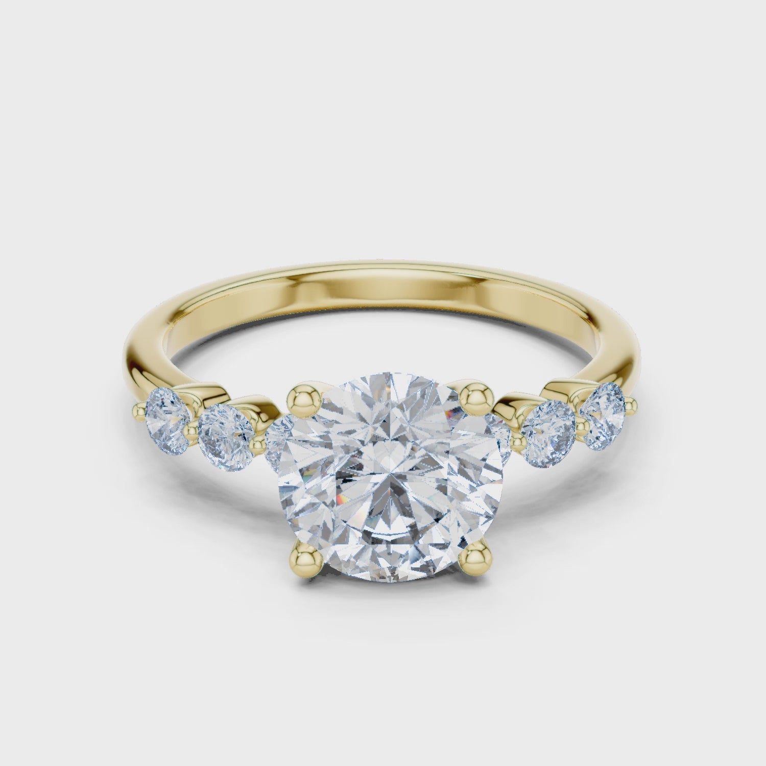 Round Brilliant Lab Grown Diamond Ring