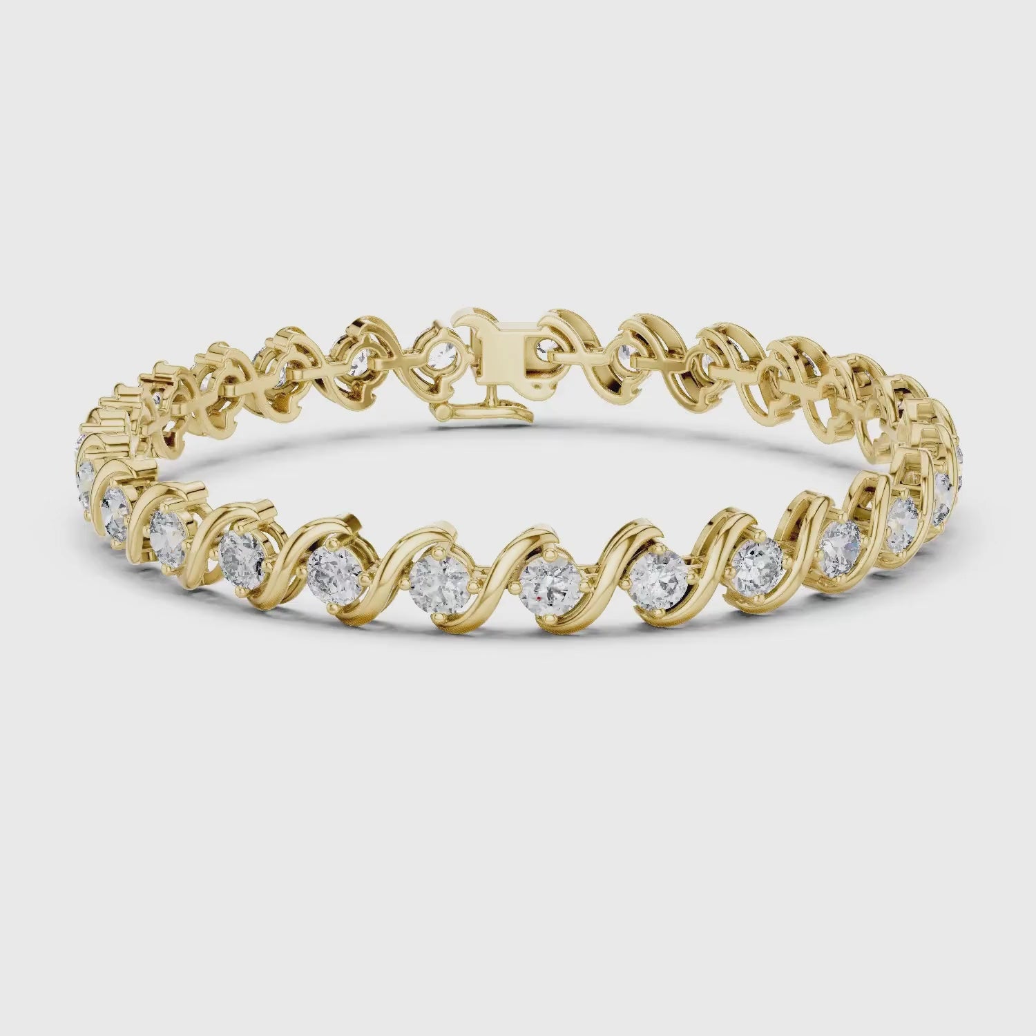 S-Link Lab Grown Diamond Tennis Bracelet