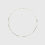 Graduated Dangling Lab Grown Diamond Necklace