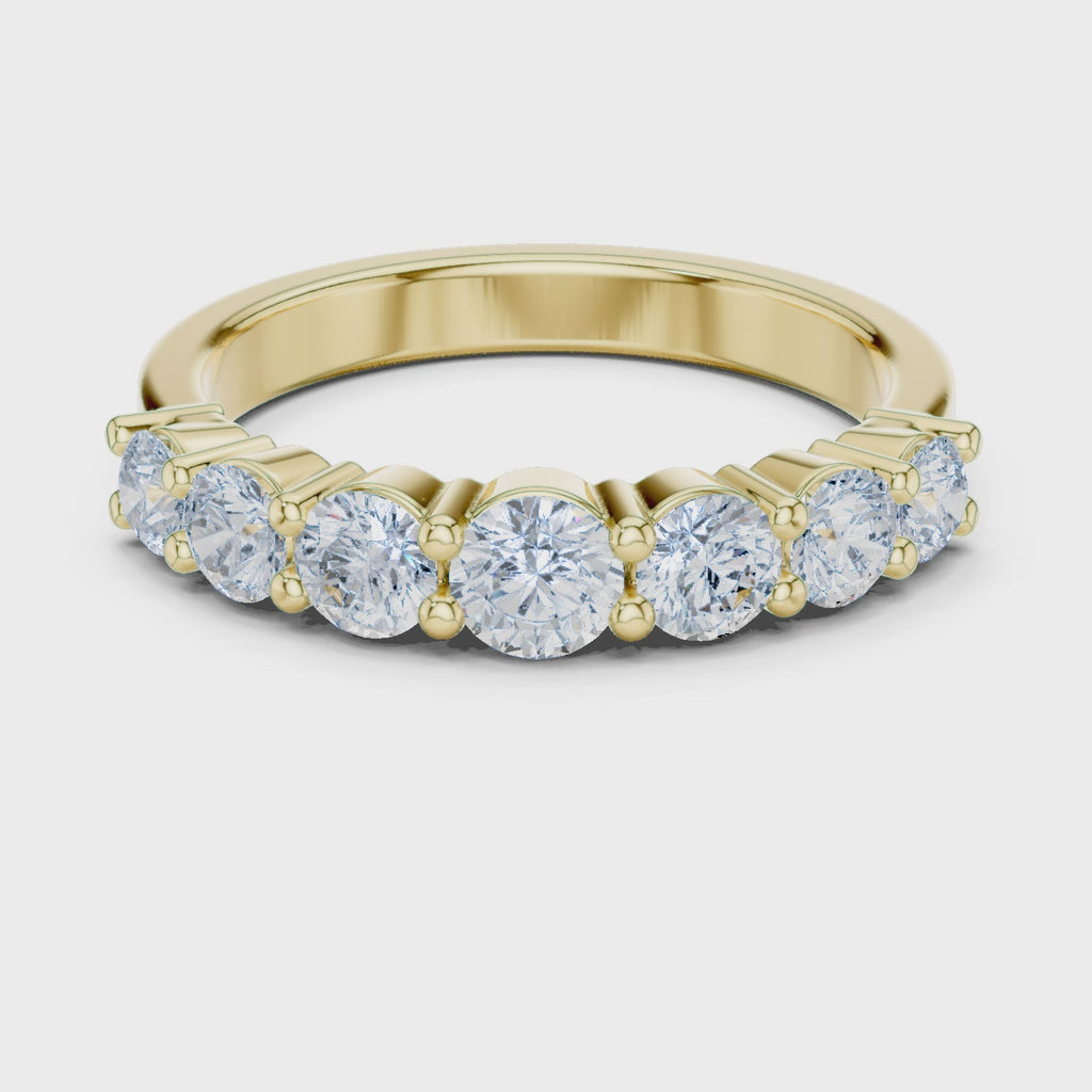 Classic 5-Stone Round Diamond Band