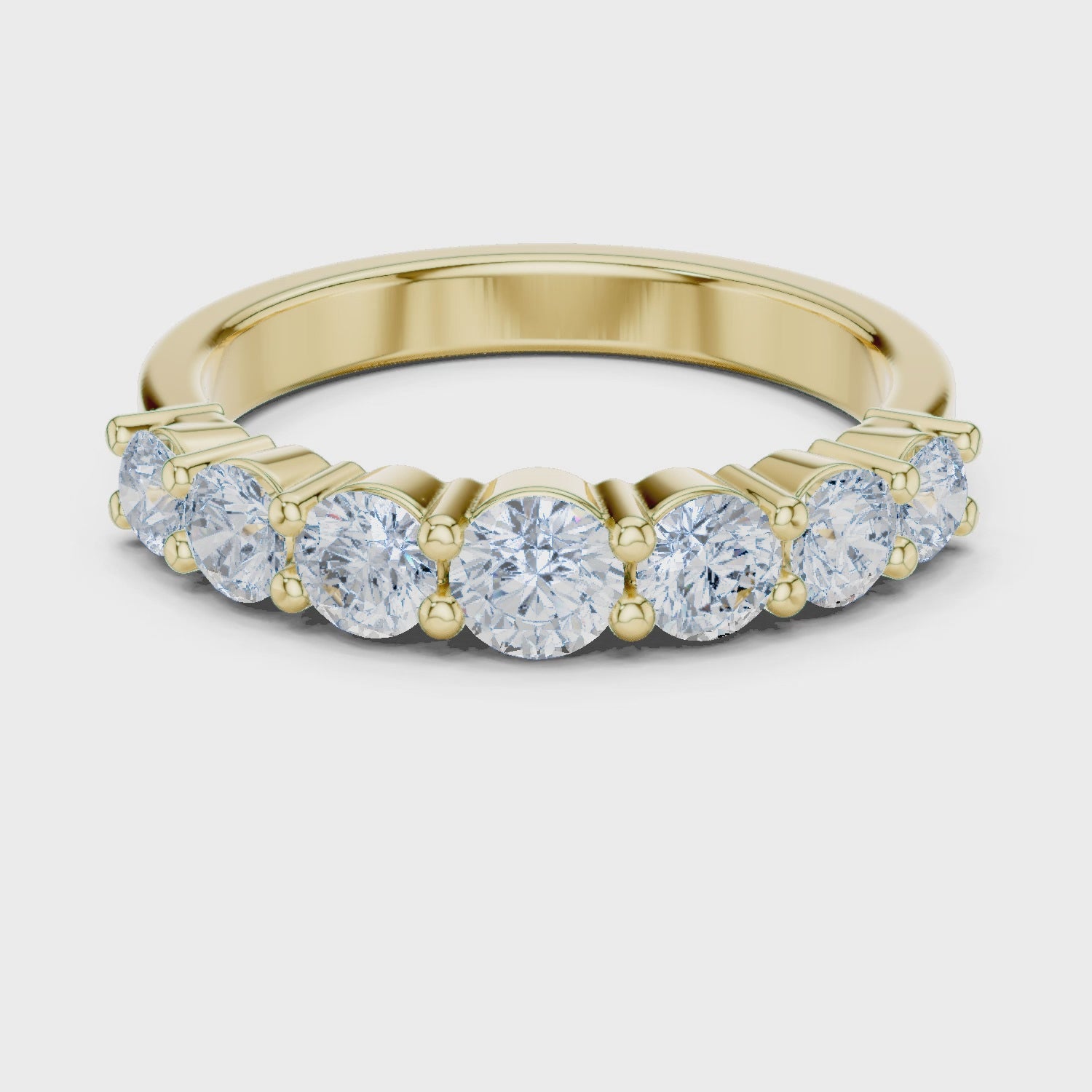 Classic 5-Stone Round Diamond Band
