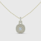 Halo Lab Grown Diamond Pendant