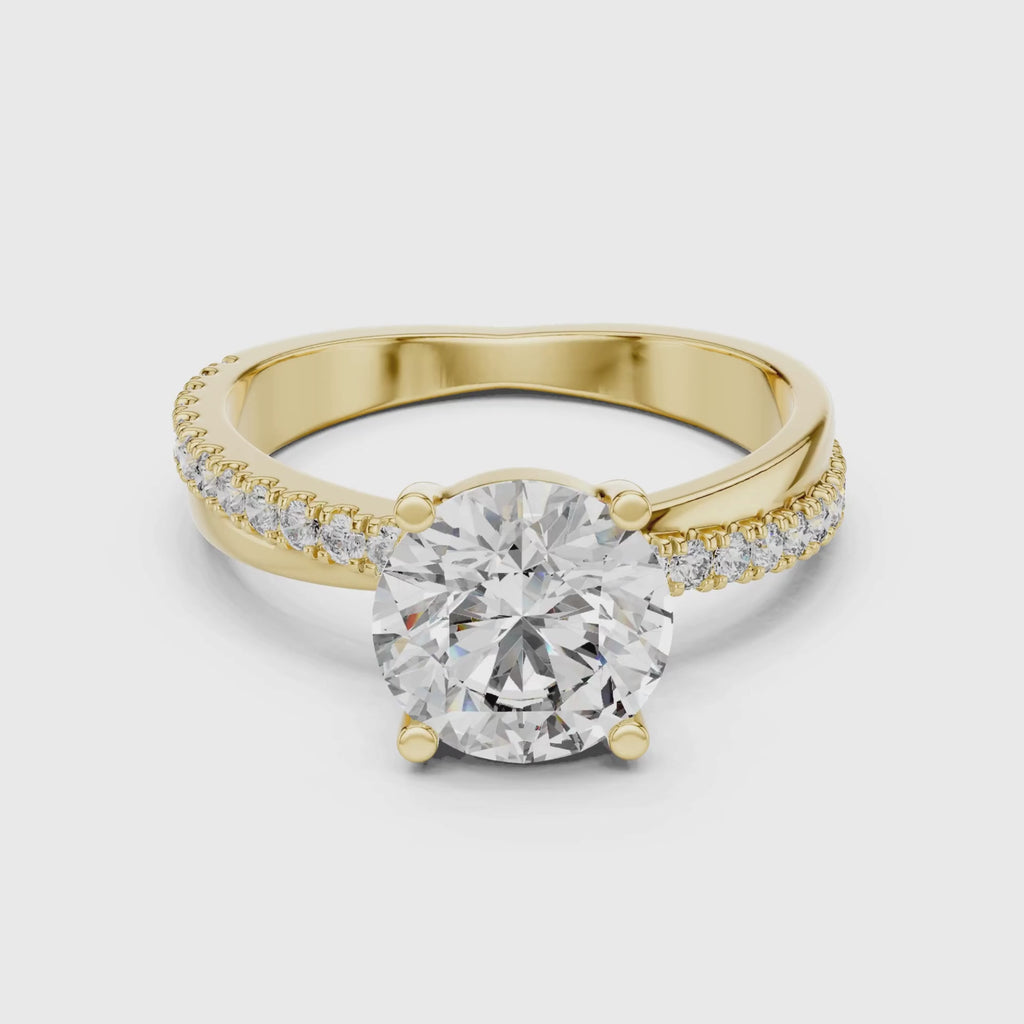 Round Cut Solitaire Ring