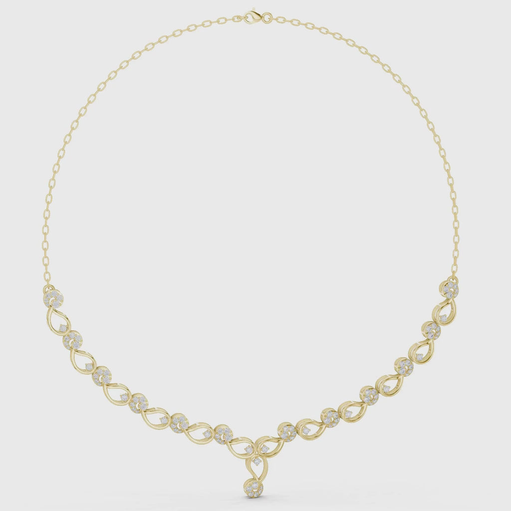 Infinity Drop Lab Grown Diamond Necklace