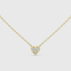 Heart Triple Round Lab Grown Diamond Pendant