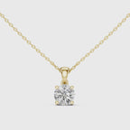 Solitaire Round Lab Grown Diamond Pendant