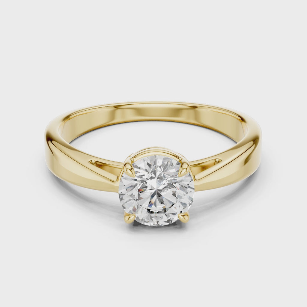 Classic Solitaire Lab Grown Diamond Ring