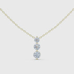 Trio Solitaire Lab Grown Diamond Pendant