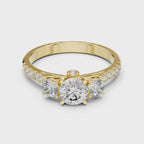 Triad Charming Lab Grown Diamond Ring