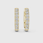 Classic Lab Grown Diamond Huggie Hoop Earring