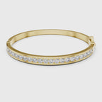 Channel-Set Lab Grown Diamond Bangle Bracelet