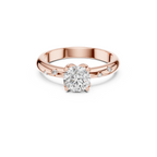 Solitaire Accent Lab Grown Diamond Ring