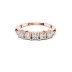 Princess Cut Lab Grown Diamond Band