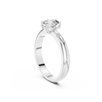 Solitaire Accent Lab Grown Diamond Ring